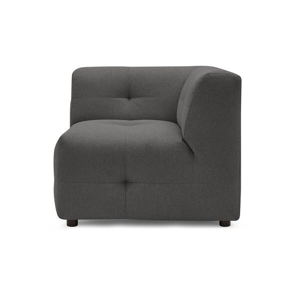 Ciemnoszary moduł sofy Kleber – Bobochic Paris-image-1