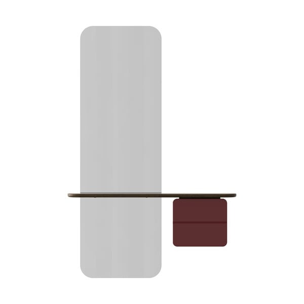 Czerwono-brązowy zestaw do przedpokoju w dekorze dębu One More Look – UMAGE-image-3