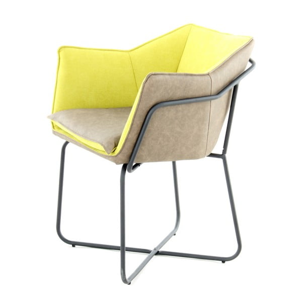 Zielono-beżowe krzesło 360 Living Miretta