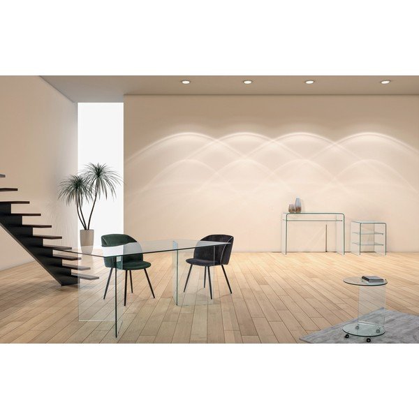 Szklany stolik 40x50 cm Iride – Bizzotto-image-4