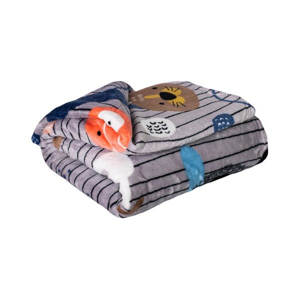 Koc z mikropluszu 200x150 cm Dogs – My House-image-1