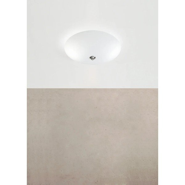 Biała lampa sufitowa ze szklanym kloszem ø 39 cm Platillo – Markslöjd-image-1