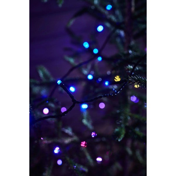 Zielona girlanda świetlna LED Markslöjd Sken Multi, 80 lampek, dł. 13 m-image-1