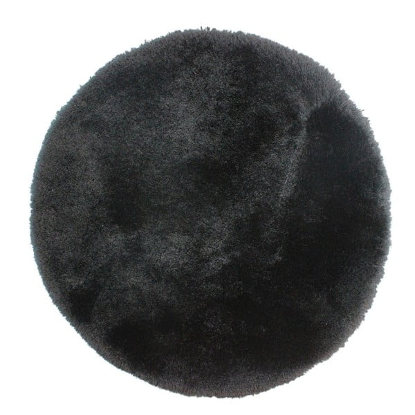 Okrągły czarny dywan Flair Rugs Pearl, 150 cm