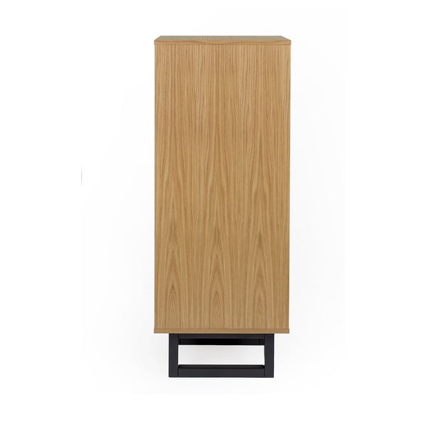 Komoda z drewna brzozowego Woodman Mora Narrow Diamond Print-image-3