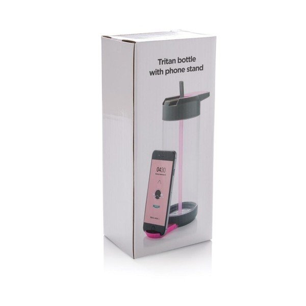 Różowa butelka z uchwytem na telefon XD Design, 700 ml-image-4