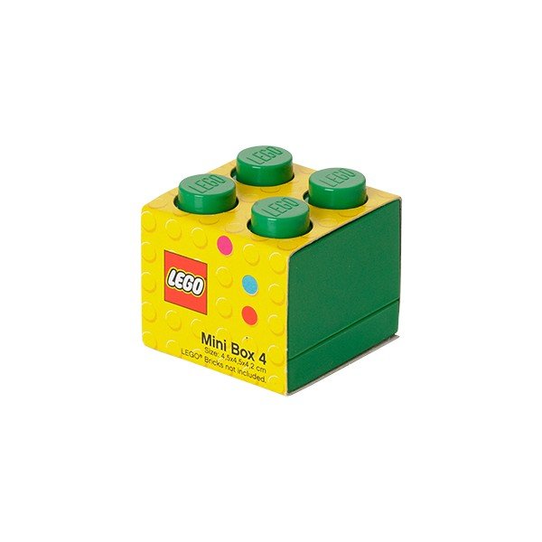 Zielony pojemnik LEGO® Mini Box-image-1