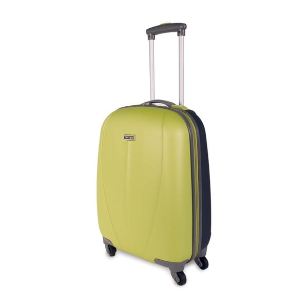 Limetkowa walizka na kółkachTempo, 50cm