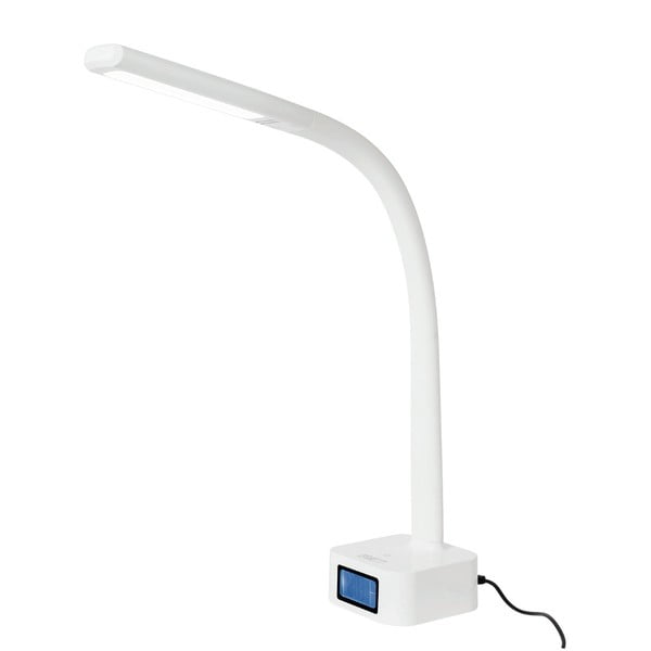 Biała lampa stołowa z LED SULION Nise
