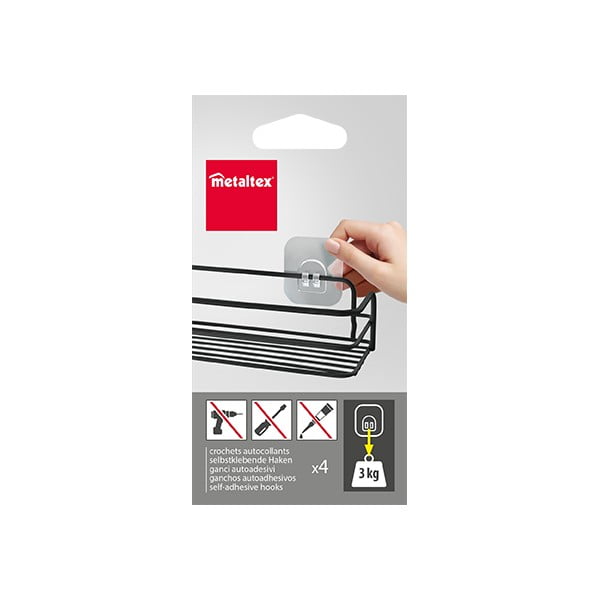 Plastikowe haczyki zestaw 4 szt. – Metaltex-image-1