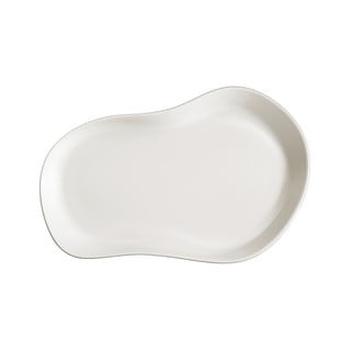 Zestaw 2 białych talerzy Kütahya Porselen Lux, 28x19 cm