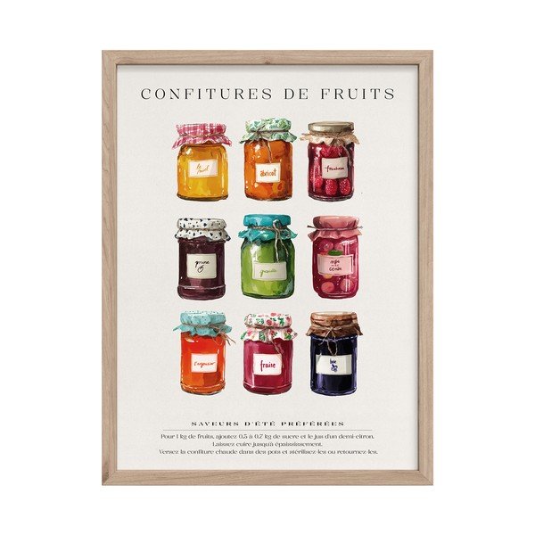 Obraz 30x40 cm Confitures – Styler