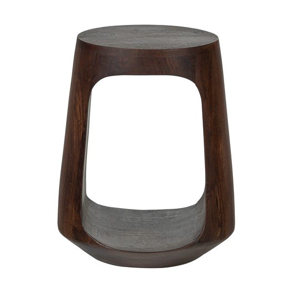 Okrągły stolik z litego drewna mango ø 33 cm Bayo – WOOOD