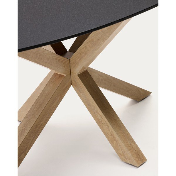 Stół ze szklanym blatem 100x200 cm Argo – Kave Home-image-3