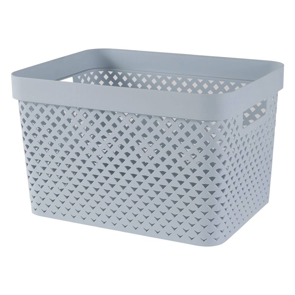 Jasnoniebieski plastikowy pojemnik 35,5x26x22 cm Pure – Curver