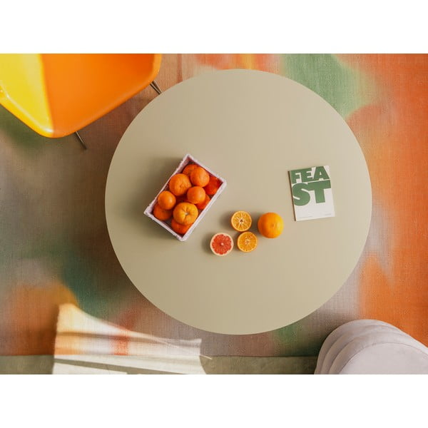 Biały okrągły stolik ø 100 cm Pausa – Really Nice Things-image-3