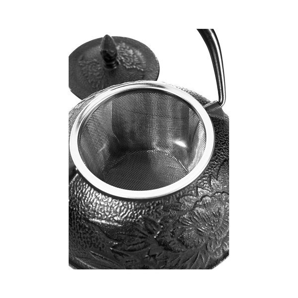 Czarny czajnik żeliwny Bambum Taşev Linden, 800 ml-image-2