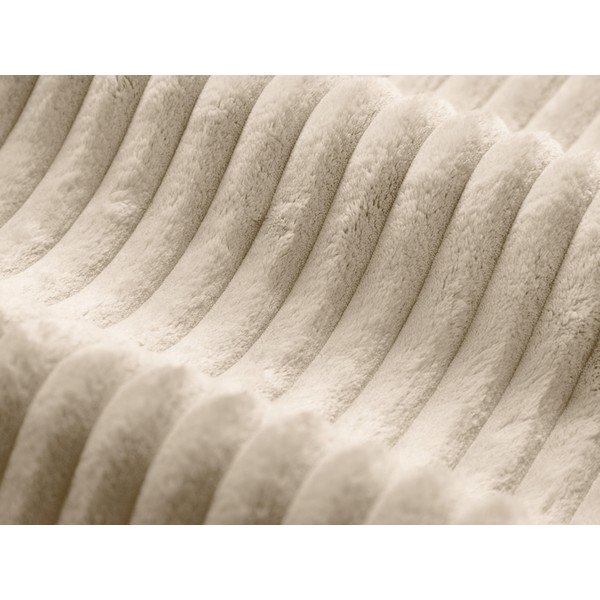 Beżowy sztruksowy puf Dia – Micadoni -image-2