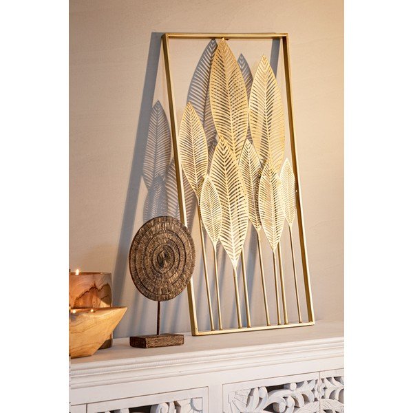 Metalowa dekoracja ścienna 52,5x95 cm Adhira – Bizzotto-image-2