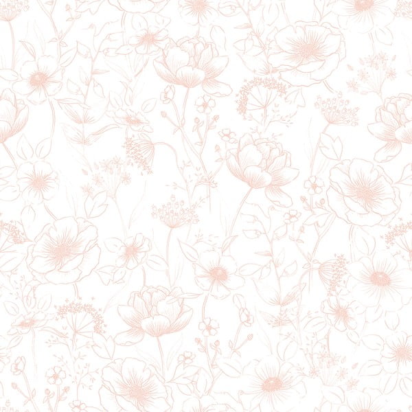 Tapeta dziecięca 10 m x 50 cm Flowers Botany – Lilipinso