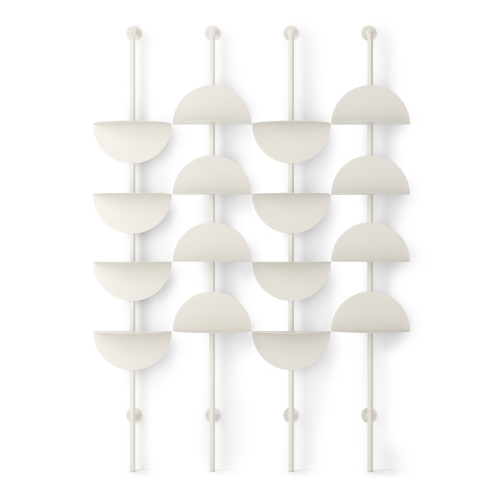 Metalowy modułowy system półek w matowym białym kolorze 27x203,5x35 cm Solis – Umbra (zdjęcie 9)