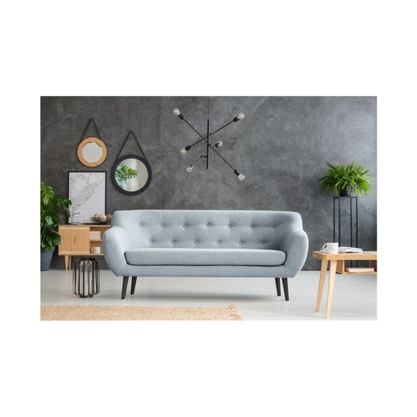 Jasnoniebieska sofa Mazzini Sofas Piemont, 188 cm-image-4