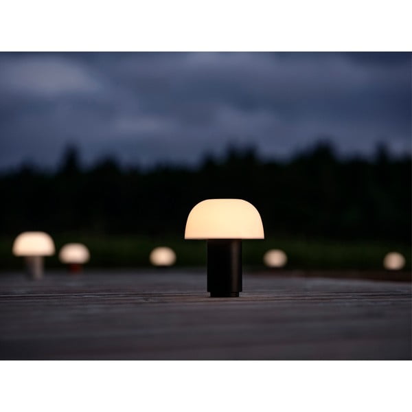 Czarna aluminiowa lampa stołowa LED ze ściemniaczem (wysokość 22 cm) Harvest – Zone-image-1