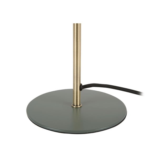 Zielona lampa stołowa z detalami w kolorze złota Leitmotiv Bonnet-image-3