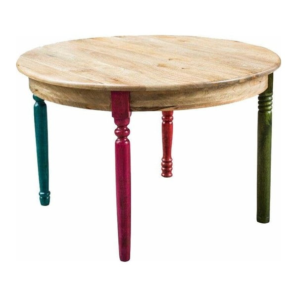 Stół do jadalni z drewna mangowca Støraa Flint, Ø 137 cm