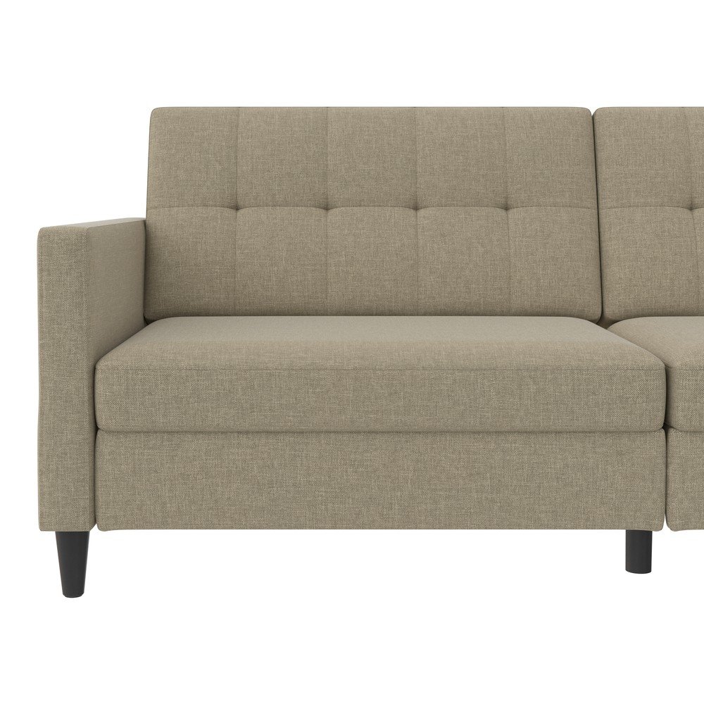 Beżowa rozkładana sofa 82 cm Hartford – Støraa (zdjęcie 11)