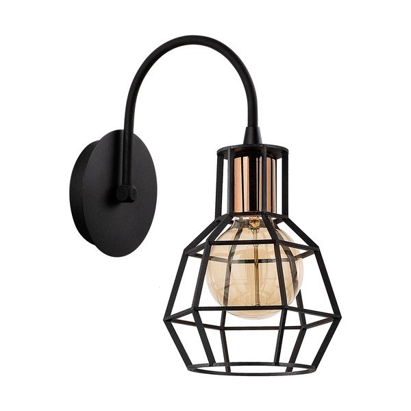 Kinkiet w czarno-brązowym kolorze ø 17 cm Kapadokya – Opviq lights-image-2