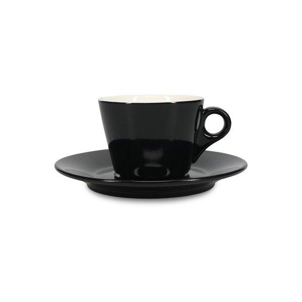 Czarny porcelanowy spodek ø 15,5 cm Barista – BonBistro-image-2