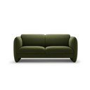 Zielona aksamitna sofa 168 cm Georgia – Micadoni 