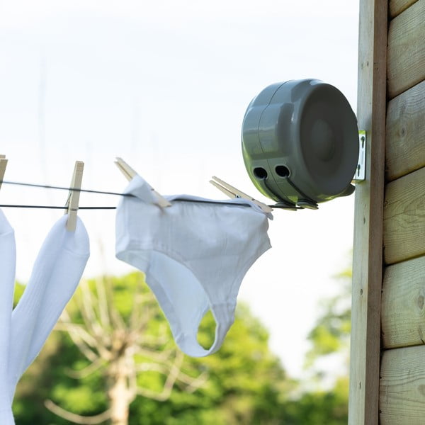 Szara ścienna suszarka na pranie 30 m – Addis-image-1