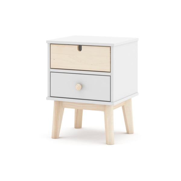 Biała dziecięca szafka nocna Estefania – Marckeric-image-3