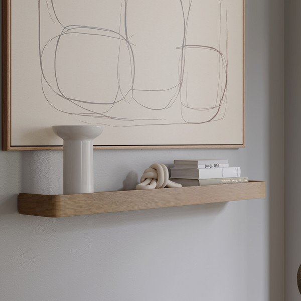 Półka w dekorze dębu w jasnym naturalnym kolorze 120 cm Protopia – DAN-FORM Denmark-image-1