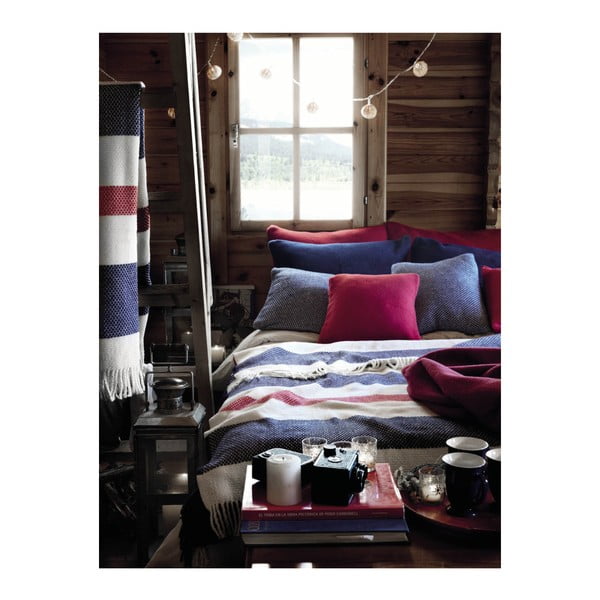 Brązowy pled z domieszką bawełny Euromant Granite, 140x180 cm-image-4