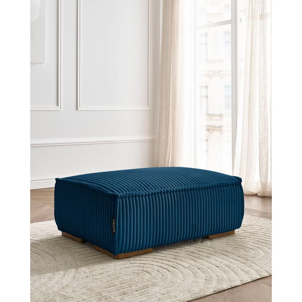 Niebieski sztruksowy podnóżek Chelsea – Bobochic Paris-image-1