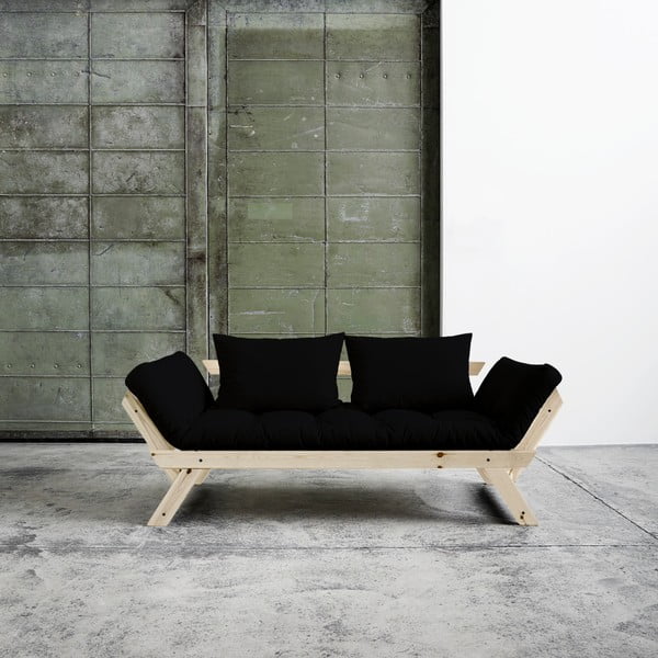 Sofa rozkładana Karup Bebop Natural/Black