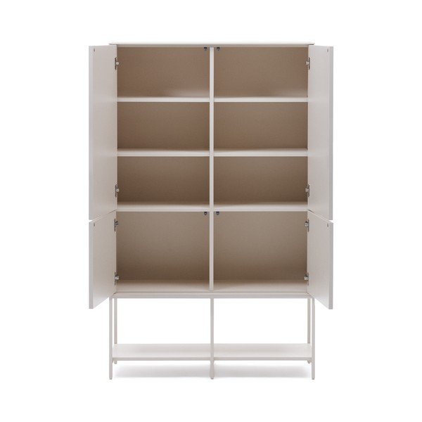 Biała szafka 98x160 cm Vedrana – Kave Home-image-3