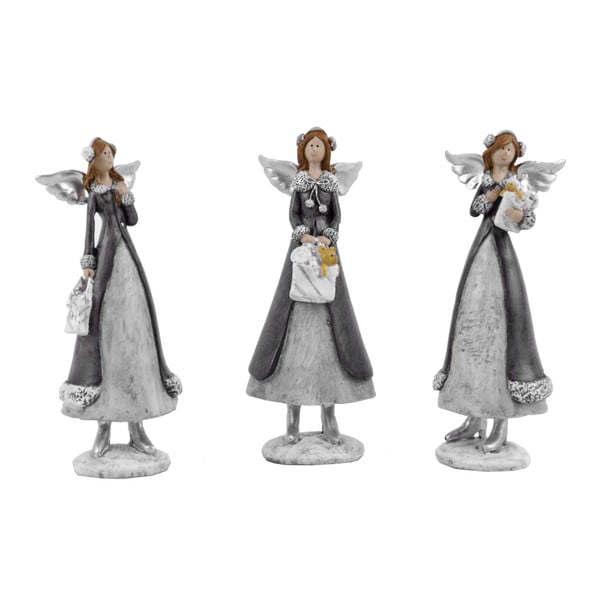 Zestaw 3 małych aniołków dekoracyjnych Ego Dekor Cosy