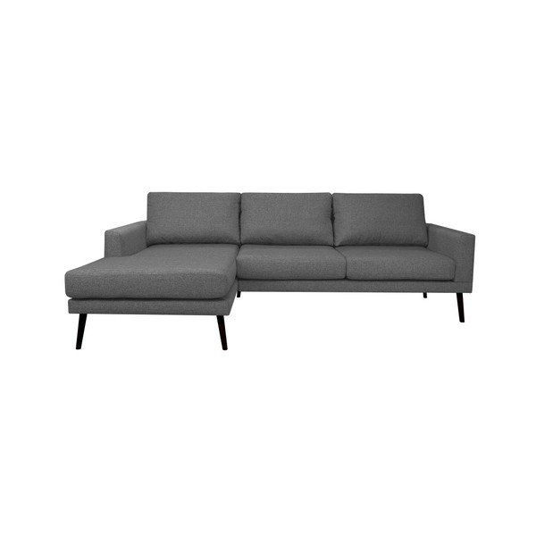 Ciemnoszary narożnik lewostronny Helga Interiors Rigel