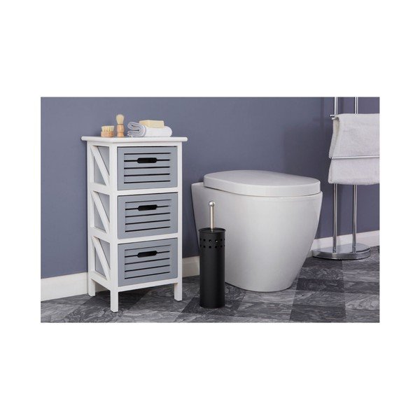 Metalowa szczotka do WC w kolorze matowej czerni Indy – Premier Housewares-image-2