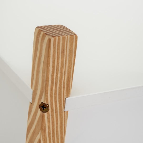 Biały regał dziecięcy z drzwiami przesuwnymi 70x77 cm – Casa Selección-image-3