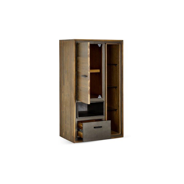 Szafka ścienna z drewna akacjowego Furnhouse Malaga Duo-image-2