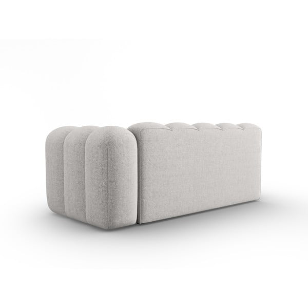 Jasnoszary moduł sofy (prawostronny) Lupine – Micadoni Home-image-4