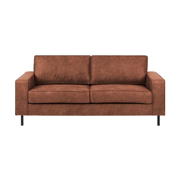 Karmelowobrązowa sofa z imitacji skóry Actona Jesolo, 193 cm