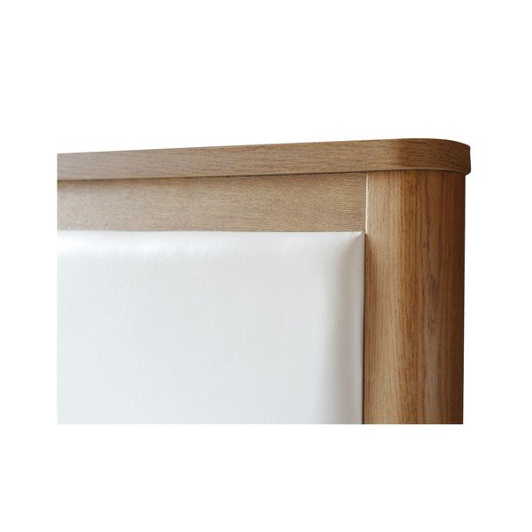 Białe łóżko 2-osobowe Mazzini Beds Scandi, 140x200 cm-image-1