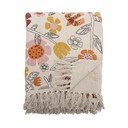 Koc z mieszanki bawełny 130x160 cm Vivielle – Bloomingville