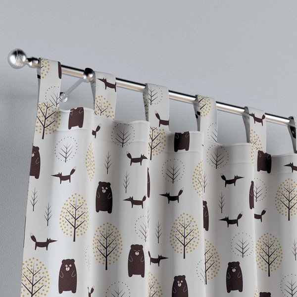 Zasłona dziecięca 260x130 cm Magic Collection – Yellow Tipi-image-4